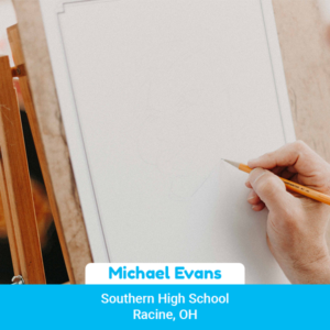 Michael Evans from Southern High School wants to raise money to buy enough canvases for his students.